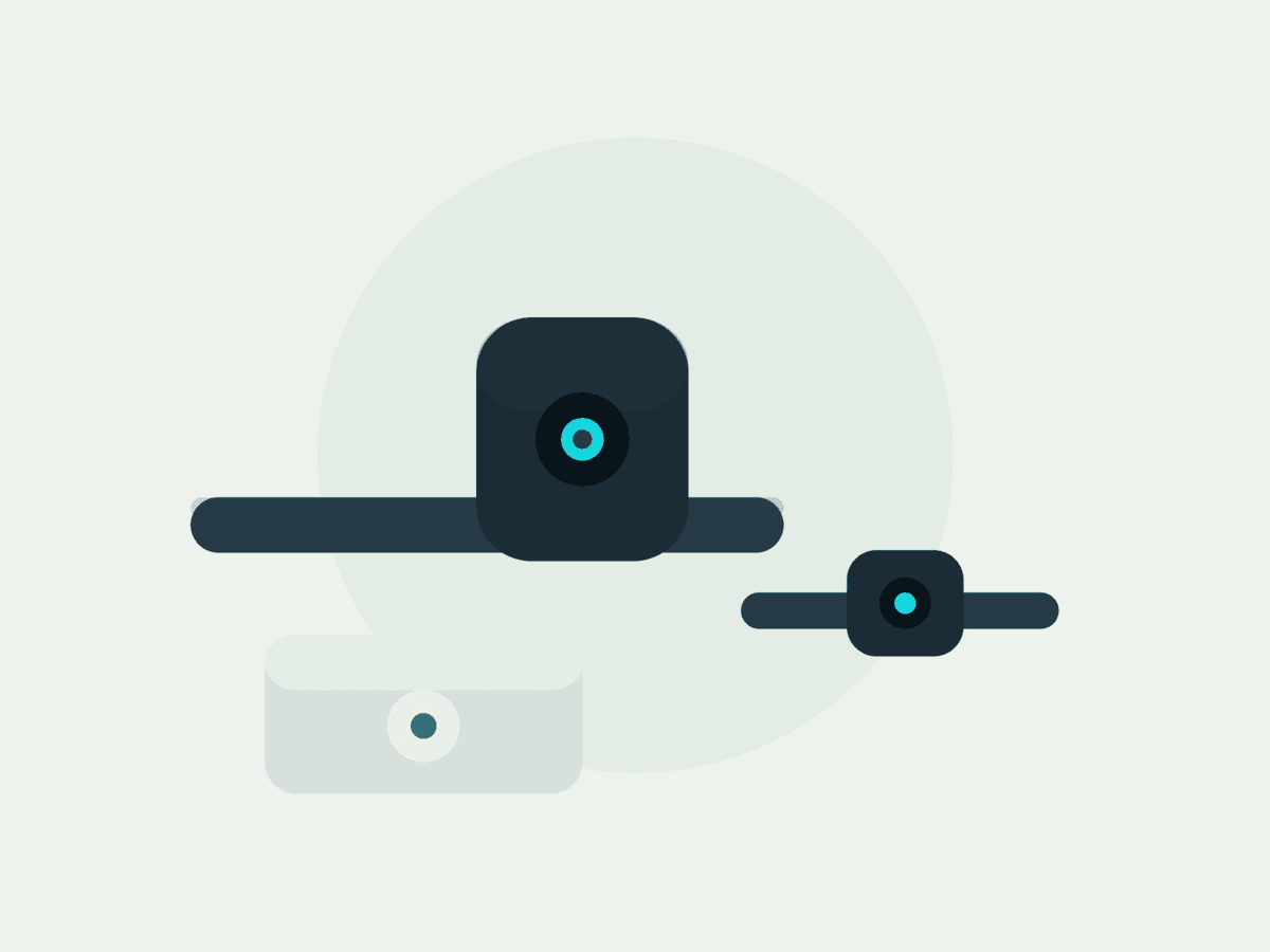 Render of a foot-mounted soccer sensor kit with silicone straps and charging case